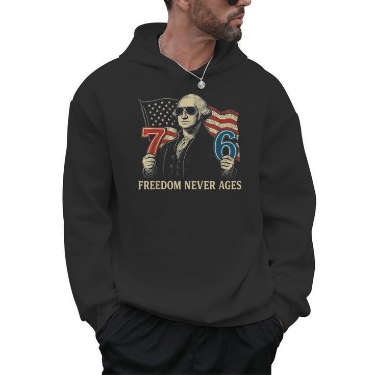 6-7 7-6 George Washington Freedom For Teachers Men Hoodie
