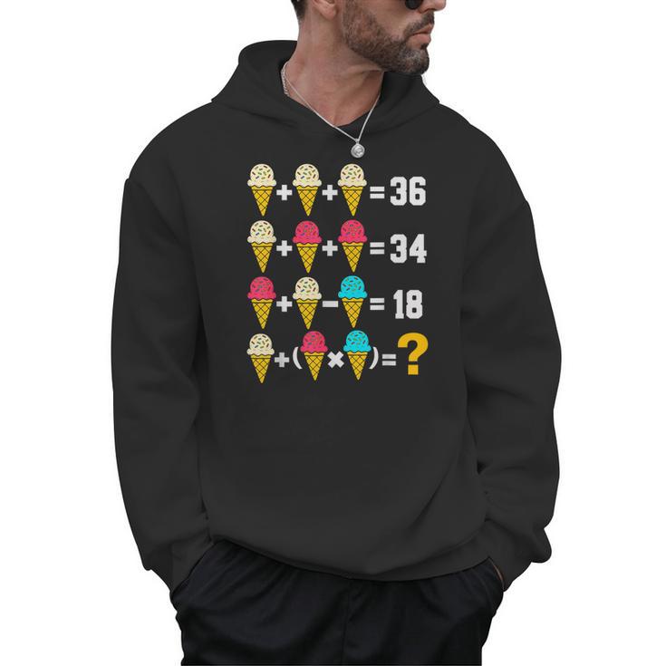 67 Ice Cream Drip Meme Order Of Operations Math Teacher Men Hoodie