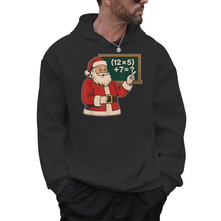 67 Teacher Christmas Santa Six Seven Meme Brainrot Math Joke Men Hoodie