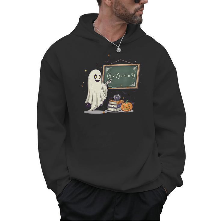 67 Teacher Halloween Ghost Six Seven Meme Math Joke Men Hoodie