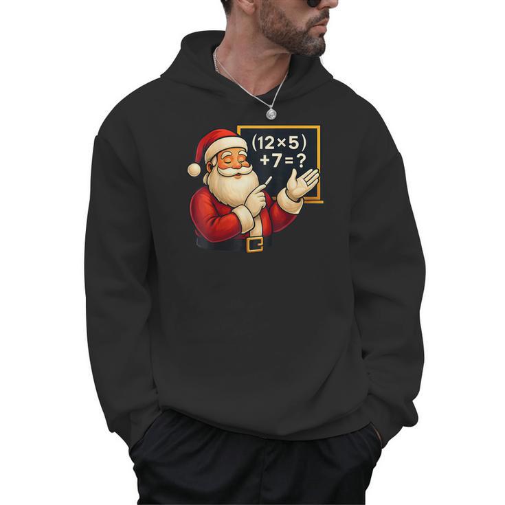 67 Teacher Santa Christmas Six Seven Meme Math Xmas Men Hoodie