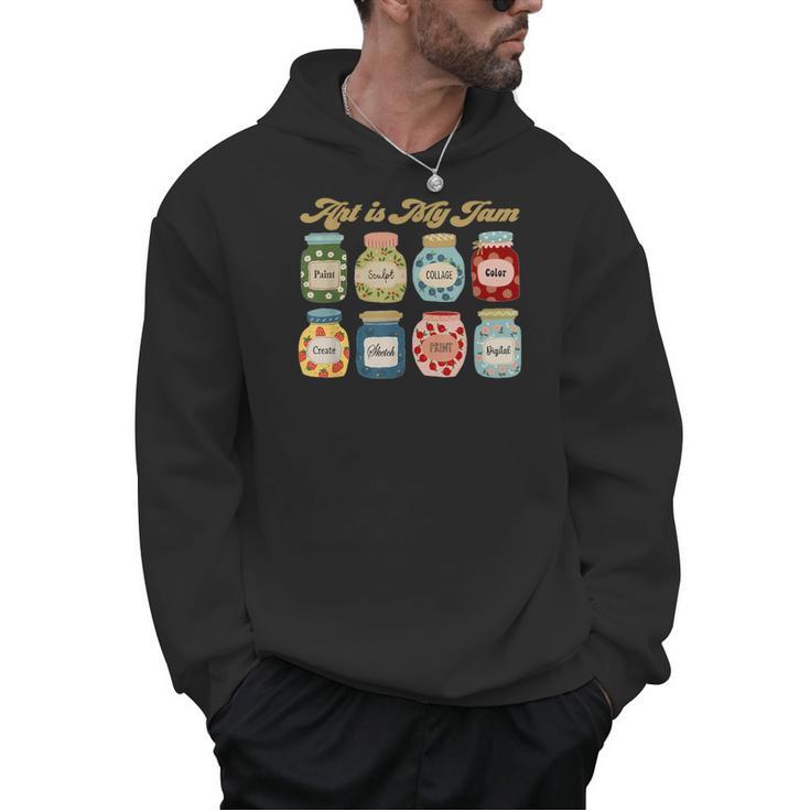 Art Is My Jam Art Teacher Specials Team Steam Teacher Men Hoodie