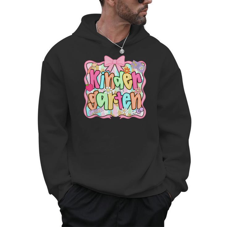 Back To School Kindergarten Preppy Teacher Girl Men Hoodie