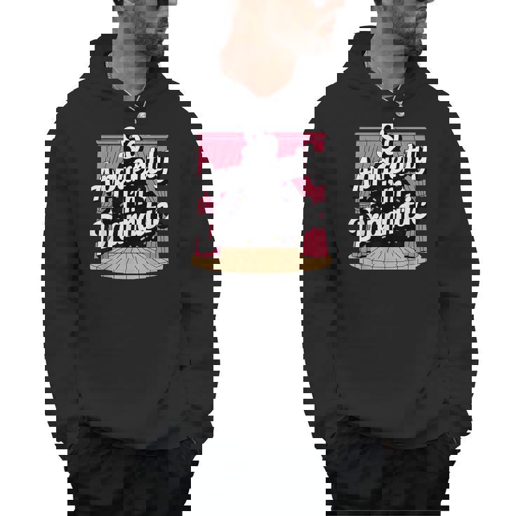 Best Theatre Art For Men Women Musical Drama Teacher Theater Men Hoodie