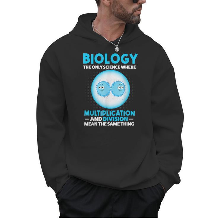 Biology Facts Science Teacher Student Biologist Men Hoodie