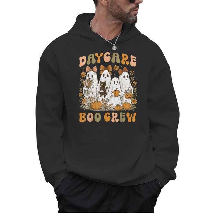 Boo Crew Daycare Teacher Matching Halloween Costume Ghost Men Hoodie