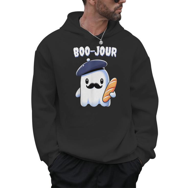 Boo Jour Ghost French Teacher Vintage Teacherlife Groovy Men Hoodie