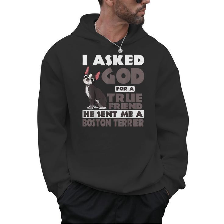 Boston Terrier American Gentleman Non-Sporting Dog Lover Men Hoodie