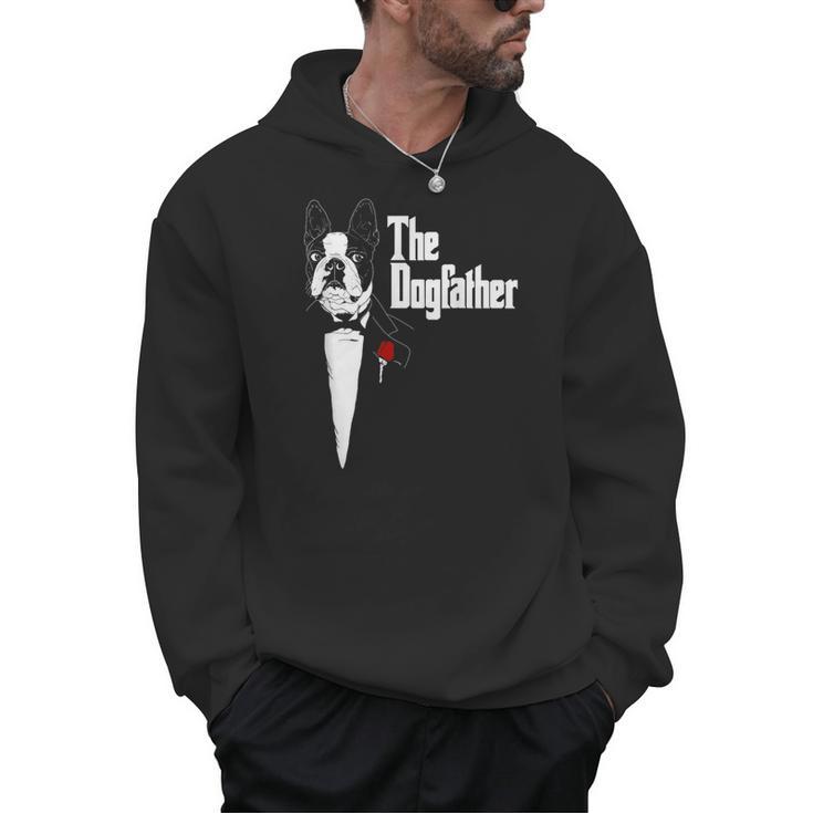 Boston Terrier Dad The DogFather Shirt Boston Terrier Men Hoodie