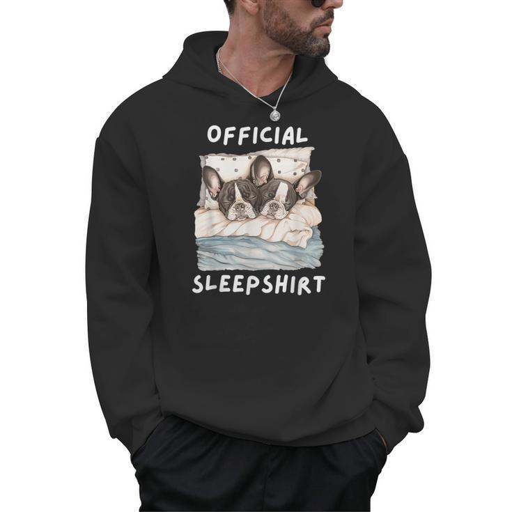 Boston Terrier Dog Official Sleepshirt Pajamas Nightgown Men Women Girls Kids Men Hoodie