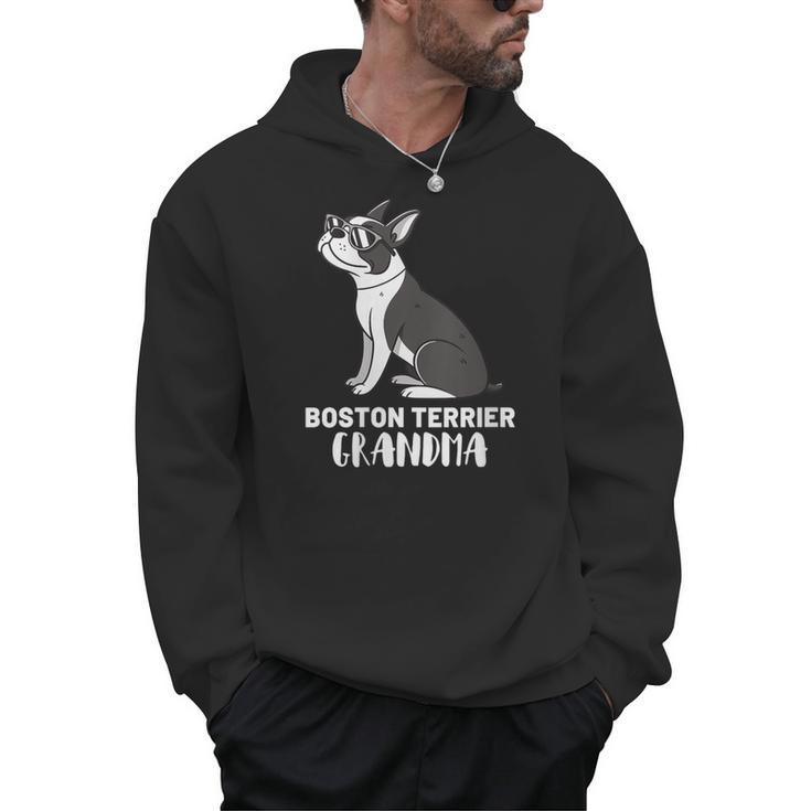 Boston Terrier Dog Owner Grandma Men Hoodie
