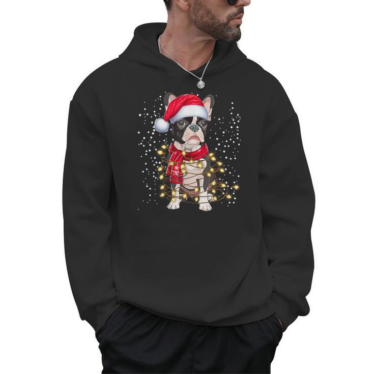Boston Terrier Dog Ugly Christmas Dog Xmas For Men Women Kids Men Hoodie