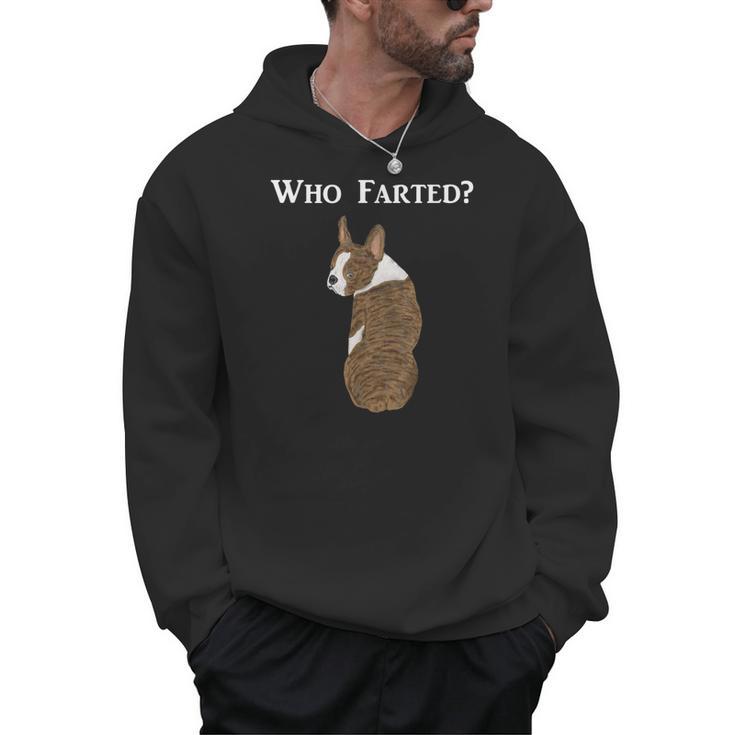 Boston Terrier Who Farted Men Hoodie