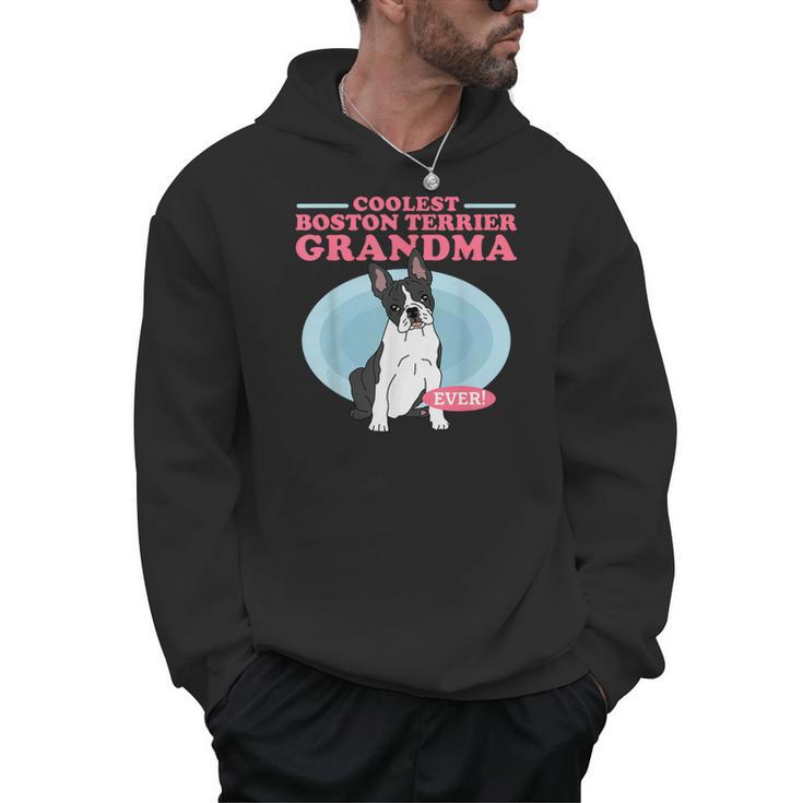 Boston Terrier Grandma Bostie Dog Owner Boston Terrier Men Women Men Hoodie