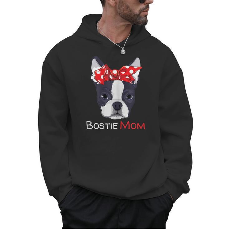 Boston Terrier Mom Bostie Women Girls Men Hoodie