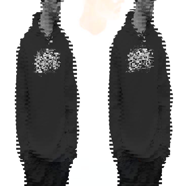 Bulldogs School Spirit Bulldog Pride Checkered Teacher Men Hoodie