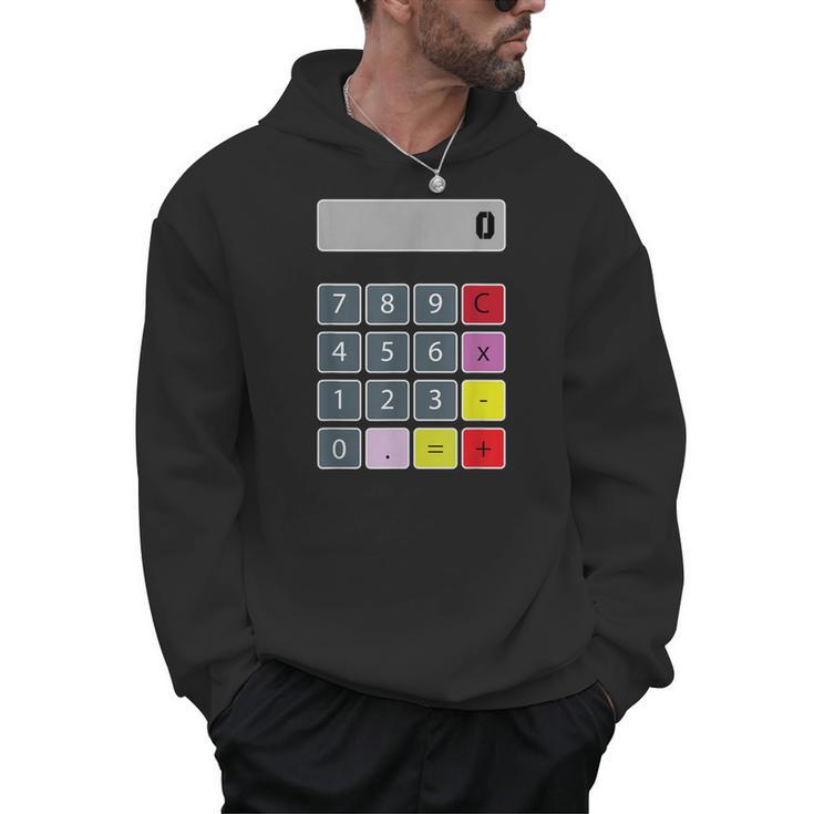 Calculator Math Teacher Halloween Costumes Women Men Adults Men Hoodie