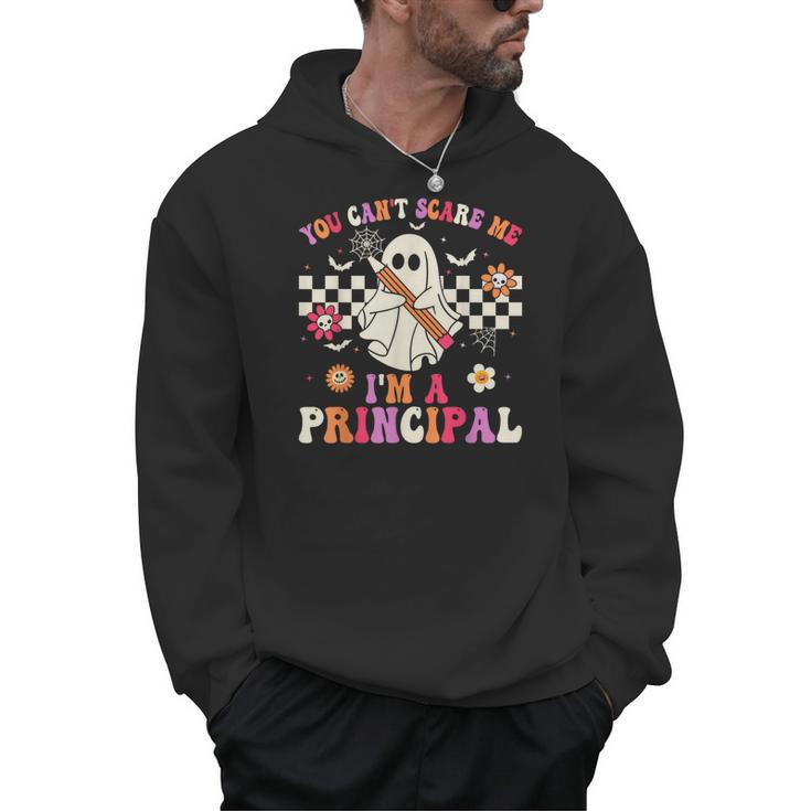 You Can't Scare Me I'm a Principal Halloween Teacher Men Hoodie