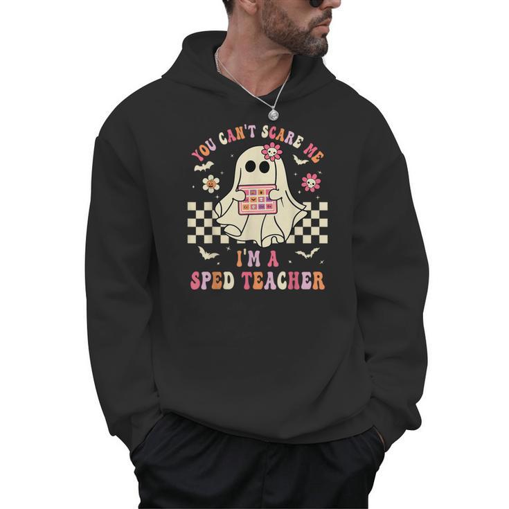 You Can't Scare Me I'm A SPED Teacher Crew Squad Halloween Men Hoodie