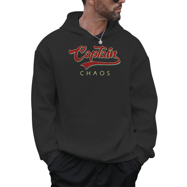 Captain Chaos Shirt For Parent Teacher Or Crazy Child Men Hoodie
