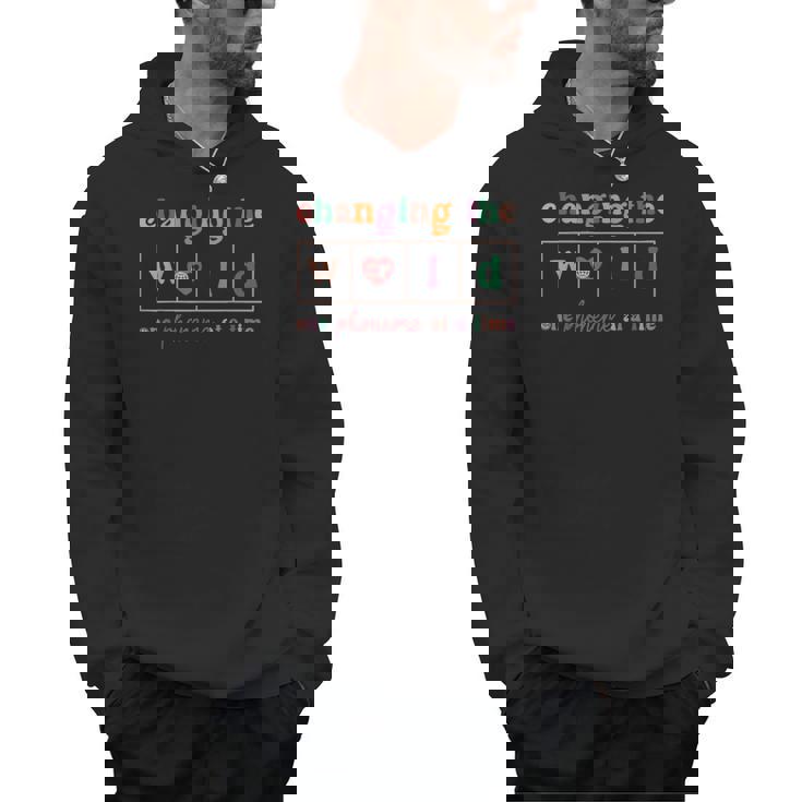 Changing The World One Phoneme At a Time Phonics Teacher Men Women Girls Kids Men Hoodie