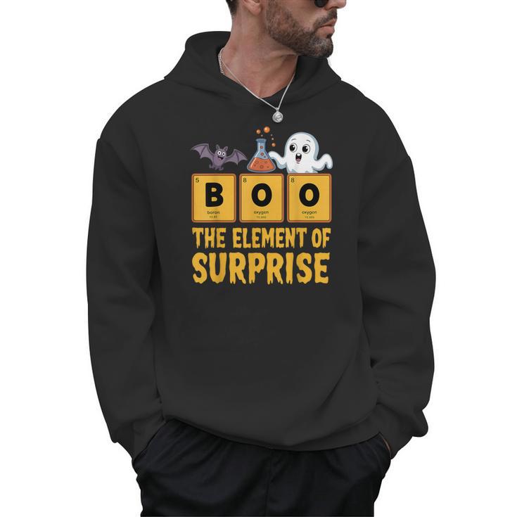 Chemistry Boo The Element Of Surprise Science Teacher Men Hoodie