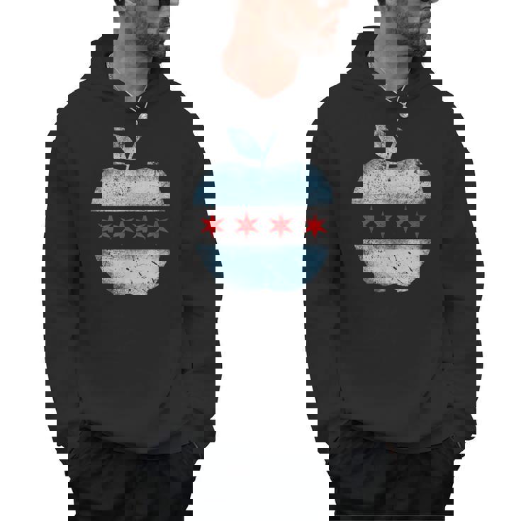 Chicago Flag Teacher School Cute Men Hoodie