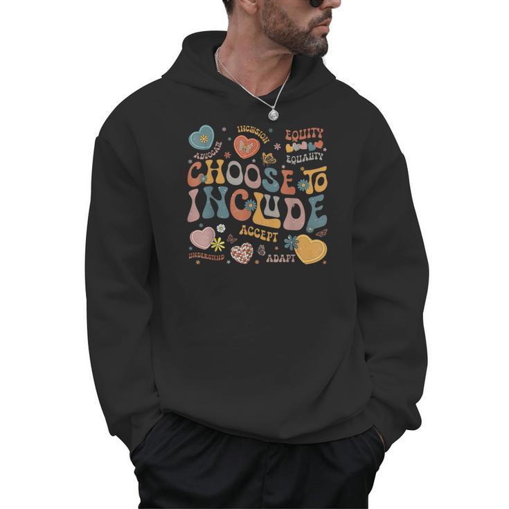 Choose To Include Inclusion Matters Autism Awareness Teacher Men Women Girls Kids Men Hoodie