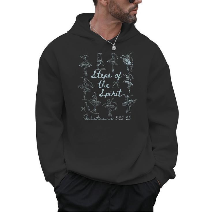 Christian Steps Of Spirit Bible Verse Ballet Dancer Teacher Men Hoodie