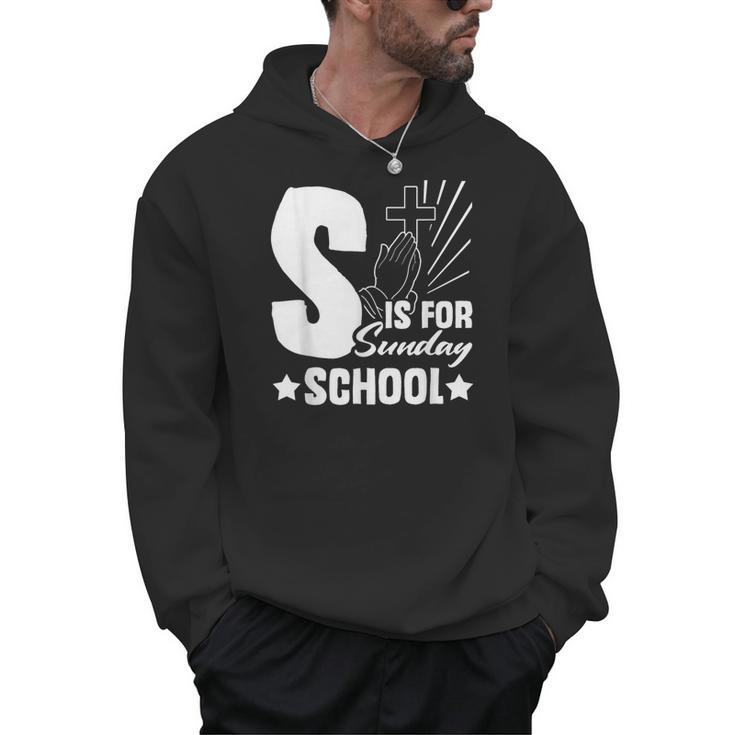 Christian Teacher S Is For Sunday School Essentials Men Hoodie