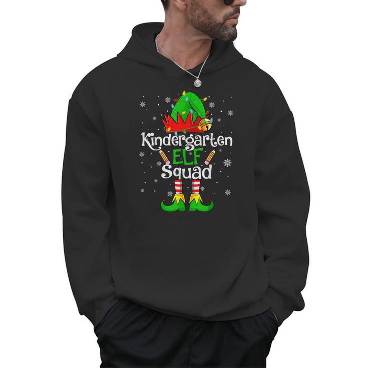 Christmas Kindergarten Elf Squad Teacher Student Men Hoodie