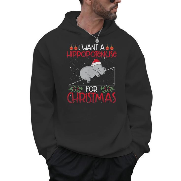 Christmas Math Teacher Hypotenuse Math Hippotenuse Men Women Men Hoodie