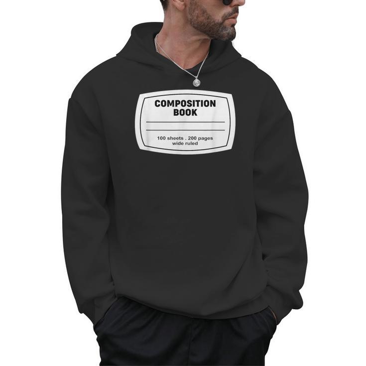 Composition Notebook Halloween Costume Teacher Student Men Hoodie