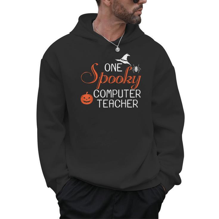 Computer Teacher Halloween Spooky Men Women Kids Men Hoodie