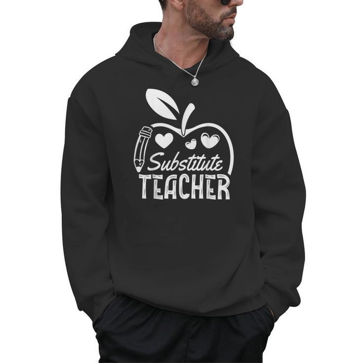 Cute Substitute Teacher Appreciation Men Women Men Hoodie