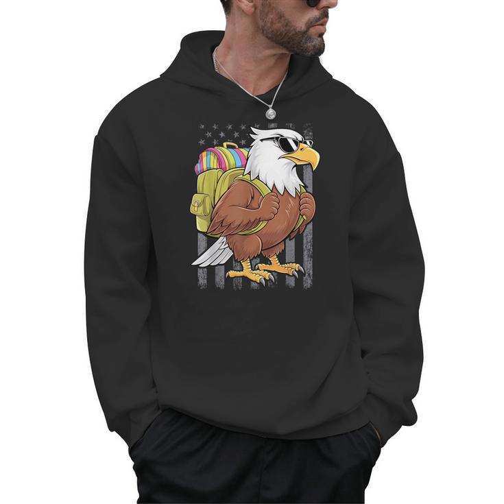Eagle First Day Of School Teacher Back To School Eagle Men Hoodie
