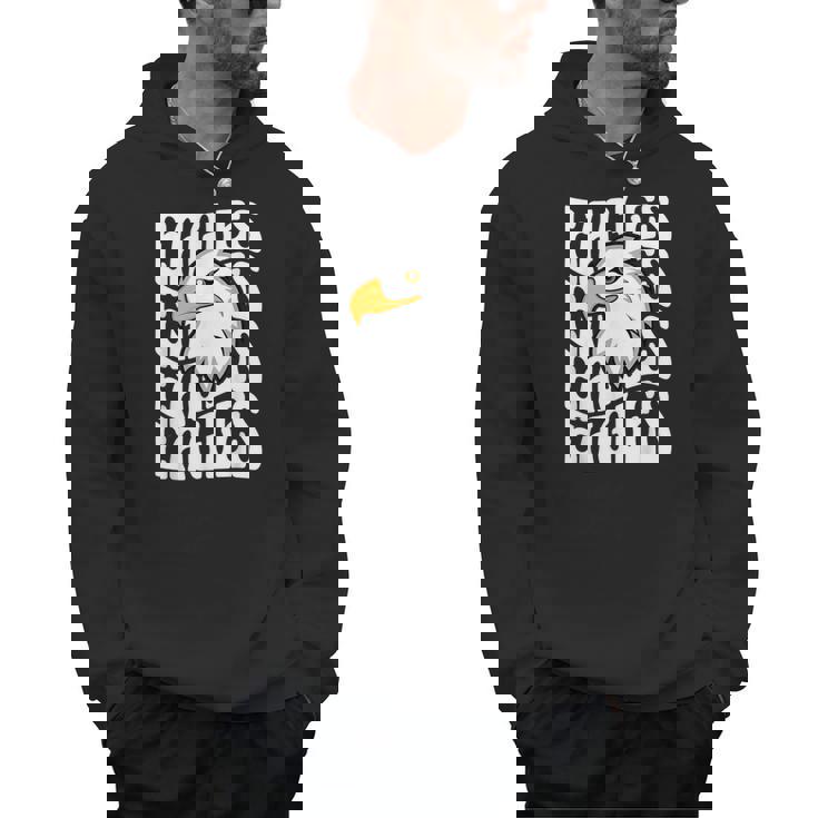 Eagles School Sports Fan Team Spirit Teacher Parent Student Men Hoodie