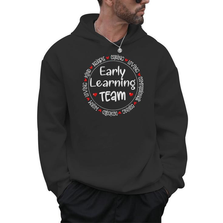 Early Learning TEAM Preschool Teacher Early Learners Crew Men Hoodie