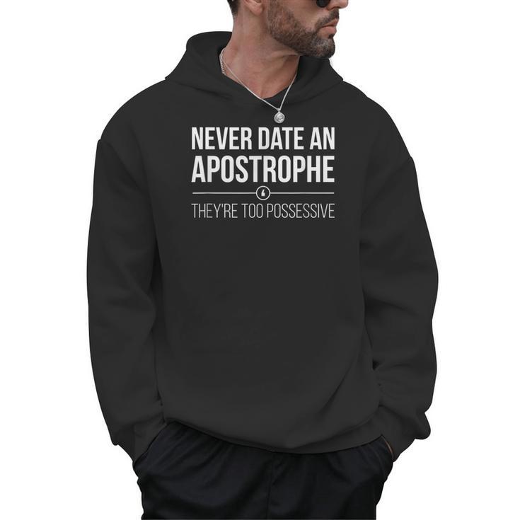 English Teacher Grammar Pun Shirt Men Hoodie