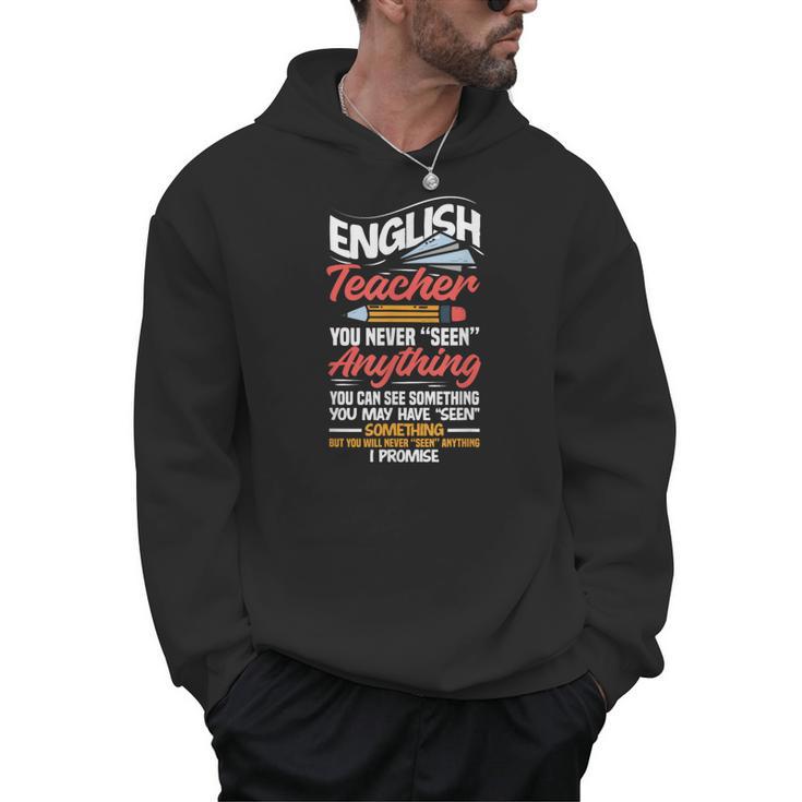 English Teacher Men Hoodie