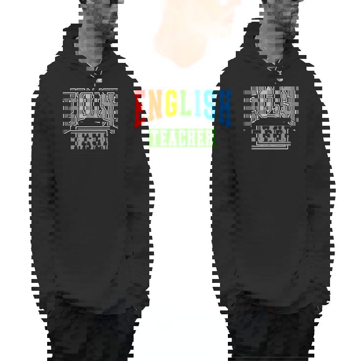 English Teacher Men Women Grammar Class English Teacher Men Hoodie