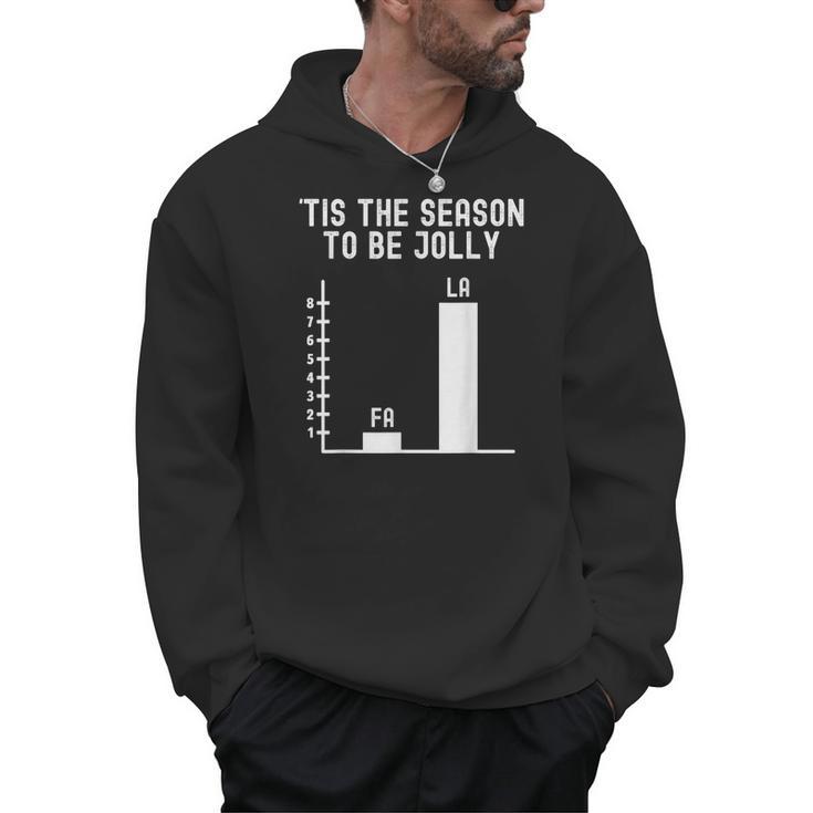 Fa La 8 Math Pun Math Teacher Christmas Men Hoodie