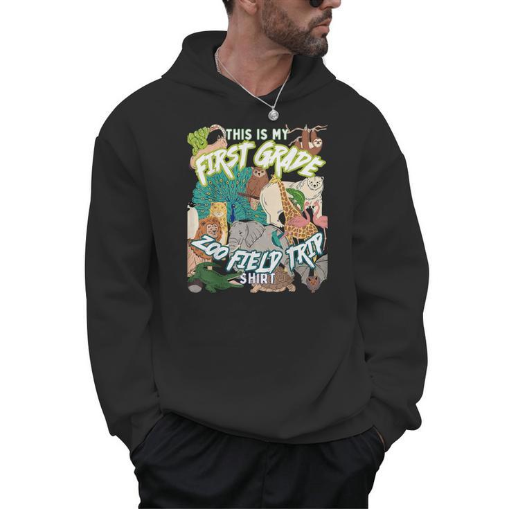 First Grade Zoo Field Trip Matching Student Teacher Class Men Hoodie