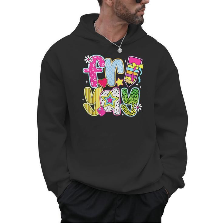 Fri-Yay Happy Friday Weekend Teacher Back To School Men Hoodie