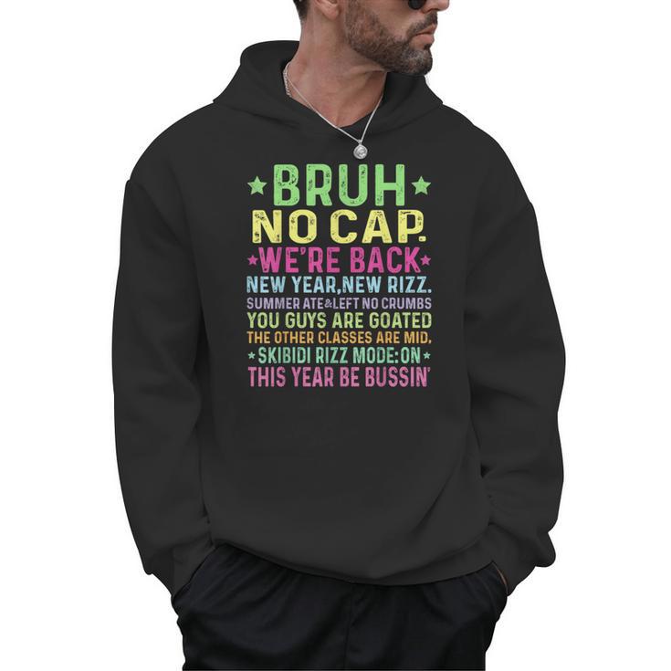 Gen A Slang Teachers Happy 1st Day Of School 2025 Students Men Hoodie