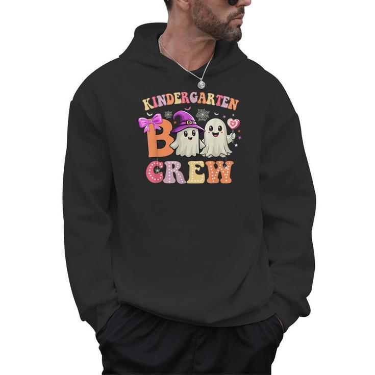 Groovy Kindergarten Boo Crew Kinder Halloween Teacher Kids Men Hoodie