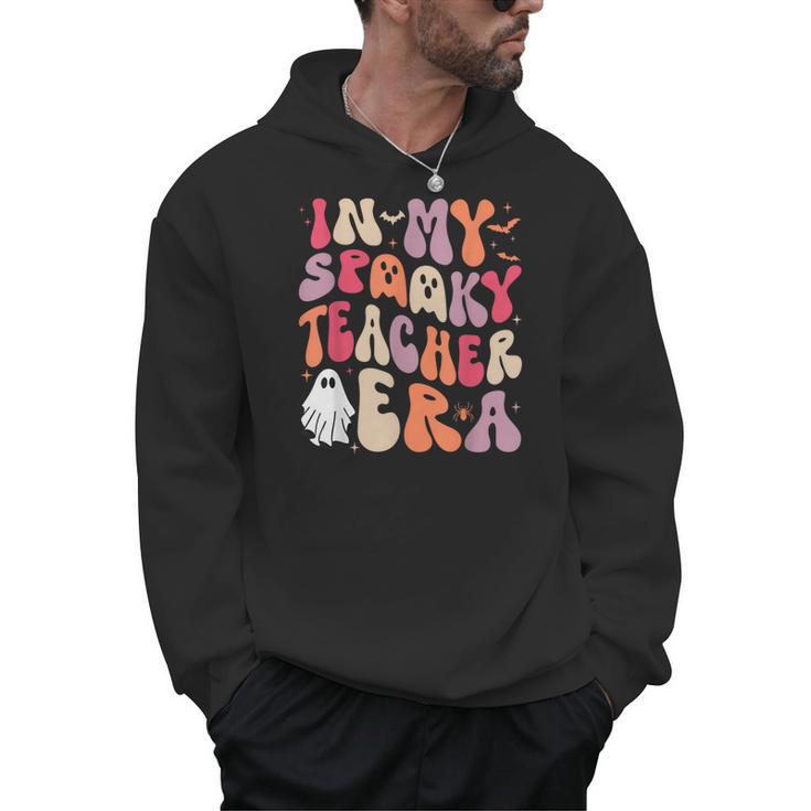 Groovy In My Spooky Teacher Era Halloween Party Boo Men Hoodie
