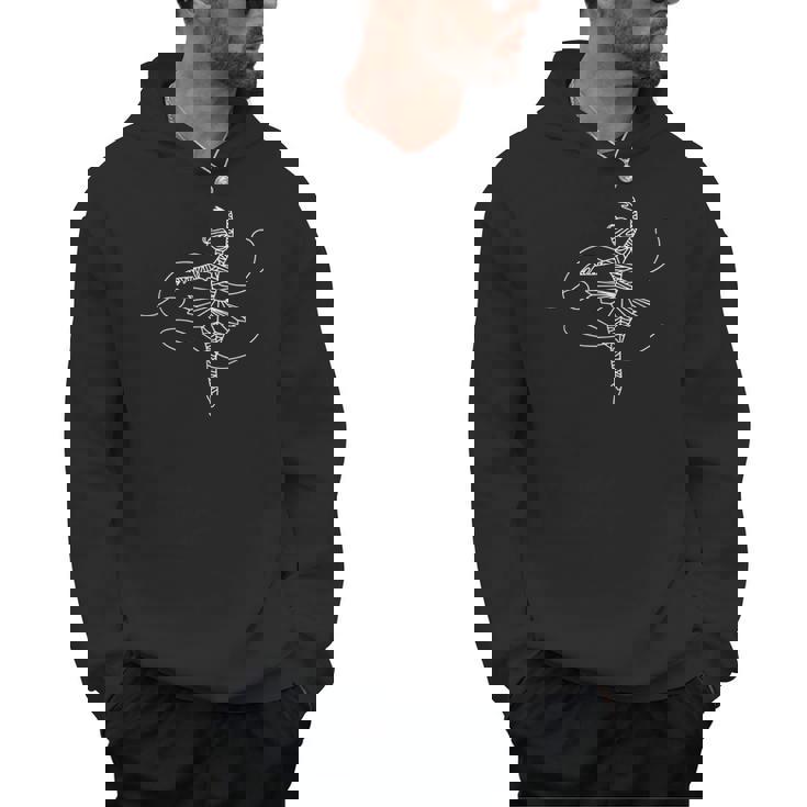 Halloween Ballet Mummy Ballerina Spooky Dance Teacher Women Men Hoodie