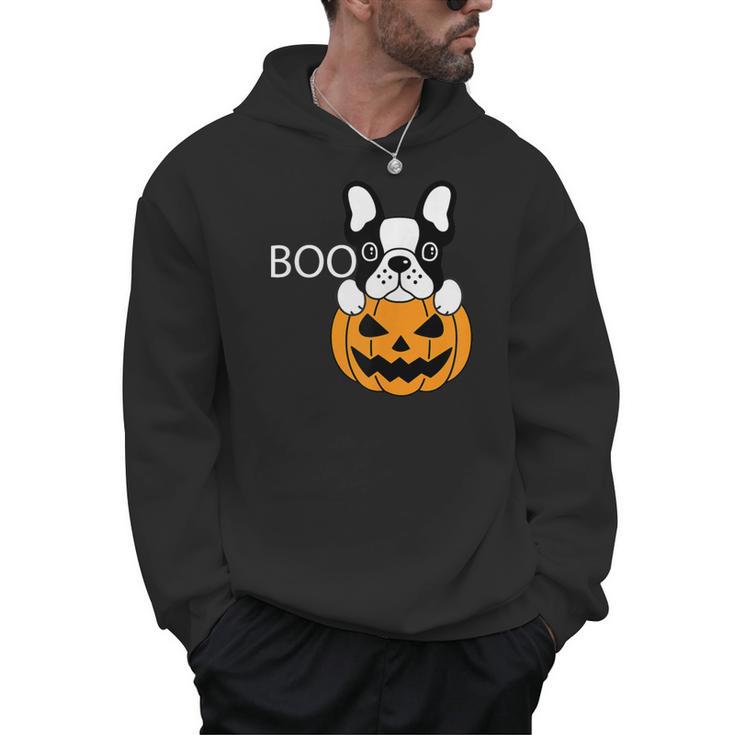 The Halloween Boston Terrier Men Hoodie