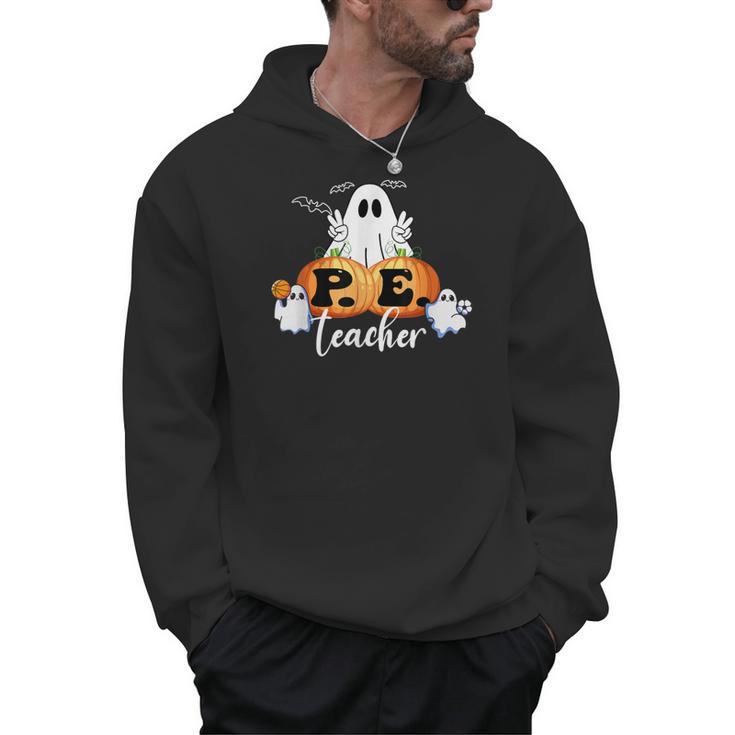 Halloween PE Teacher Ghosts Pumpkins Sports Lover Men Hoodie